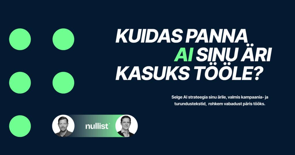 AI koolitus Nullist-turunduskool.