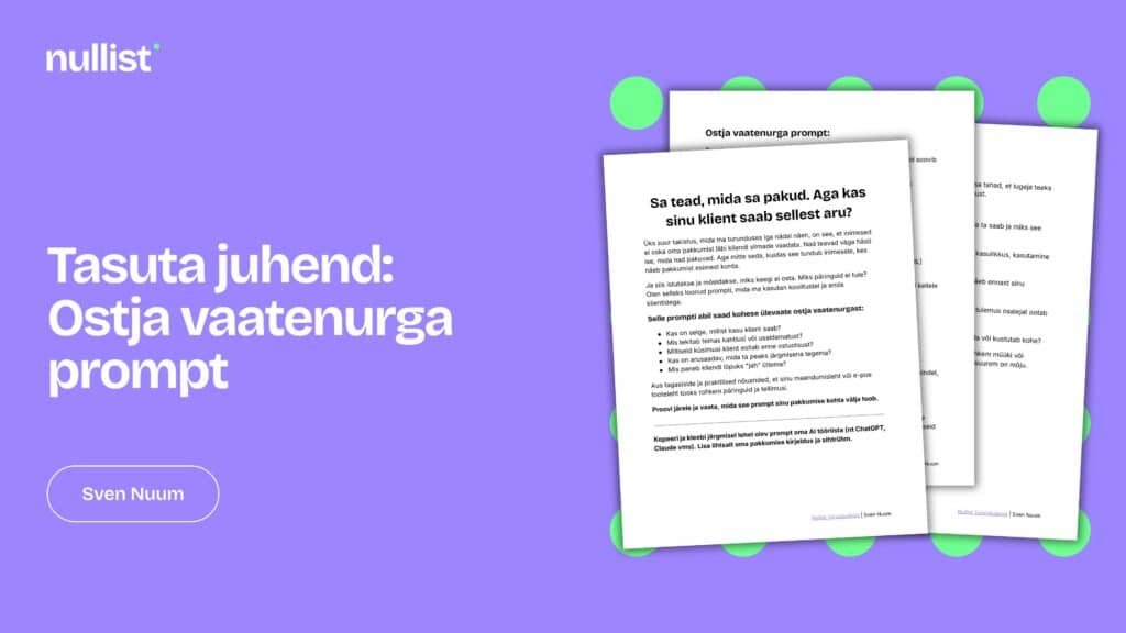 Ostja-vaatenurga-prompt - Nullist-turunduskool