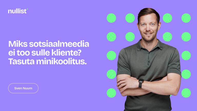 Tasuta sotsiaalmeedia koolitus