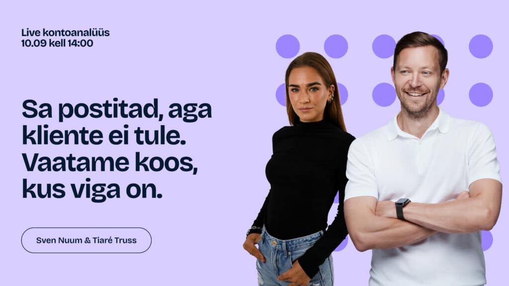 Sotsiaalmeedia konto analüüs